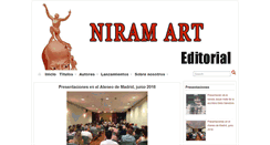 Desktop Screenshot of niramarteditorial.espacioniram.com