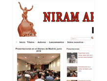 Tablet Screenshot of niramarteditorial.espacioniram.com
